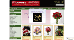 Desktop Screenshot of flowers.ms