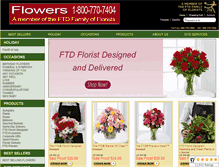 Tablet Screenshot of flowers.ms