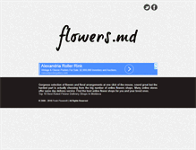 Tablet Screenshot of flowers.md