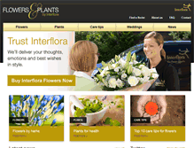 Tablet Screenshot of flowers.org.uk