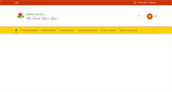 Desktop Screenshot of flowers.com.my
